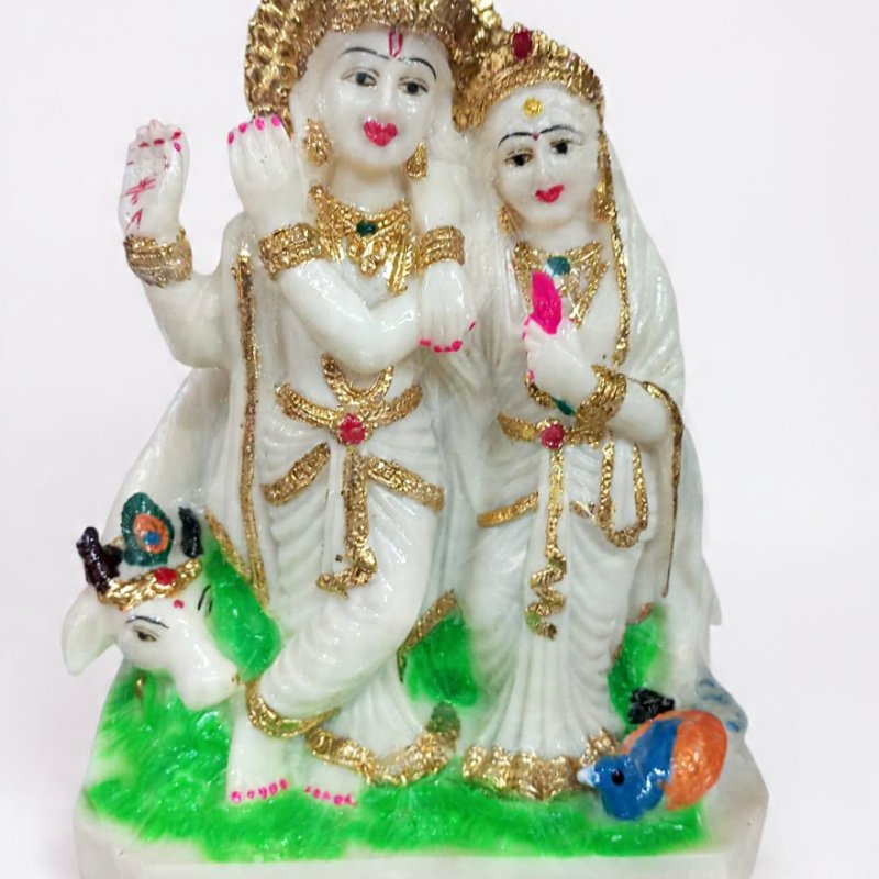 Radha Krishna in Marble